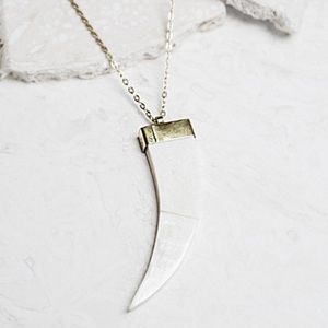Ivory Horn Pendant
